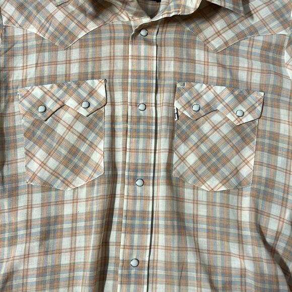 LEVI STRAUSS & CO Snap Button Down Long Sleeve Shirt - Picture 4 of 7